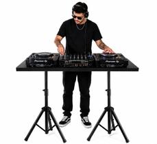 Mesa DJ Profissional Para Controladora DDJ FLX4 FLX6 XDJ RX3 Notebook Case Dobrável Equipamentos Profissionais