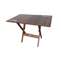 Mesa Dobrável 110x70 Madeira Personalizada Jack Imbuia - Tarimatã Mesa Dobrável 110x70 Madeira Personalizada Jack Imbuia - Tarimatã