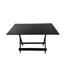 Mesa Dobrável 120x70 Preto Bar Restaurante Lanchonete Mesa Dobrável 120x70 Preto Bar Restaurante Lanchonete