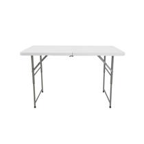 Mesa Dobrável 122Cm 4 Lugares Portatil Polietileno Cusco