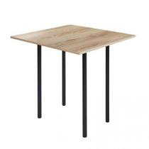 Mesa Dobrável 4 Lugares Expert Office Preto/Carvalho Montreal Mesa Dobrável 4 Lugares Expert Office Preto/Carvalho Montreal