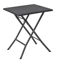 Mesa Dobrável 74x62cm Preto Mesa Dobrável 74x62cm Preto