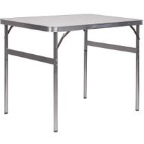 Mesa Dobrável Alumínio 90x60cm Vira Maleta Palisad com Alça Portatil Camping Churrasco Mesa Dobrável Alumínio 90x60cm Vira Maleta Palisad com Alça Portatil Camping Churrasco