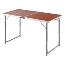 Mesa Dobrável Alumínio Camping 60x120cm Vira Maleta Mesinha de Escritório Estudos Piquenique Mesa Dobrável Alumínio Camping 60x120cm Vira Maleta Mesinha de Escritório Estudos Piquenique