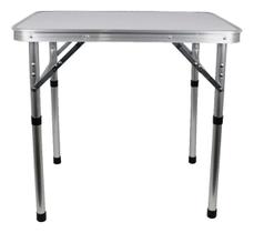 Mesa Dobrável Alumínio Portátil para Camping Churrasco 60cm - Evolux