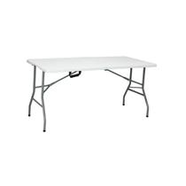 Mesa Dobrável ao Meio 152 x 70 cm Vira Maleta Duratec Mesa Dobrável ao Meio 152 x 70 cm Vira Maleta Duratec