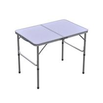 Mesa Dobrável Área Externa Vira Maleta com Alça 90 x 60 cm Mesa Dobrável Área Externa Vira Maleta com Alça 90 x 60 cm