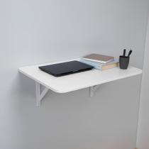 Mesa Dobrável Branca de Parede 66x35cm Compacta e Portátil Mesa Dobrável Branca de Parede 66x35cm Compacta e Portátil