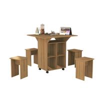 Mesa dobravel com banqueta cozinha Annie Basoto Brasil Mesa dobravel com banqueta cozinha Annie Basoto Brasil