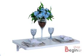 Mesa Dobrável Com Suporte 80X40Cm Branca