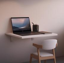 Mesa Dobrável Compacta 50x40cm para Notebook, Leitura e Estudo