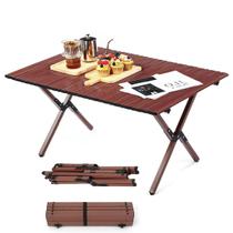 Mesa Dobravel Compacta Bolsa Portatil Jardim Piquenique Quintal Acampamento Casa Jogos Sala Estar Lazer Multiuso Mesa Dobravel Compacta Bolsa Portatil Jardim Piquenique Quintal Acampamento Casa Jogos Sala Estar Lazer Multiuso