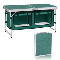 Mesa dobrável de alumínio Camp Field Camping 120x47x70cm Mesa dobrável de alumínio Camp Field Camping 120x47x70cm