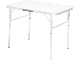 Mesa dobravel de aluminio, tampo de mdf, 900 x 600 x pes de 300/700mm, 1pc // palisad camping