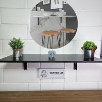 Mesa Dobrável De Parede 90x39cm Multiuso Cozinha Sala Escritorio Mesa Dobrável De Parede 90x39cm Multiuso Cozinha Sala Escritorio