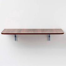 Mesa Dobrável De Parede Bemfixa Castanho 80X41Cm Em Mdp Mesa Dobrável De Parede Bemfixa Castanho 80X41Cm Em Mdp