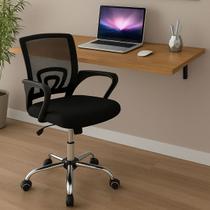 Mesa Dobrável de Parede Cadeira de Escritório Giratória Ergonômica Mesa Dobrável de Parede Cadeira de Escritório Giratória Ergonômica