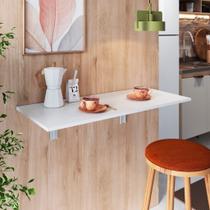 Mesa dobrável de parede suporta até 50kg - Decoração rústica casa nova escrivaninha retrátil