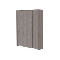 Mesa dobrável de parede Tuhome Vatta com várias prateleiras cinza Mesa dobrável de parede Tuhome Vatta com várias prateleiras cinza