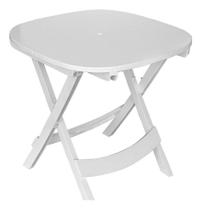 Mesa Dobrável De Plástico Resistente Branca
