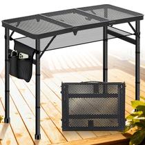 Mesa Dobrável DeeprBetter de Alumínio 91 cm Portátil com 3 Alturas Mesa Dobrável DeeprBetter de Alumínio 91 cm Portátil com 3 Alturas