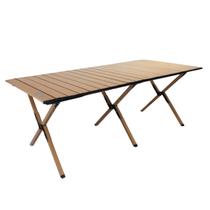 Mesa Dobrável Frade 120x60cm Portátil Camping Lazer Nautika Mesa Dobrável Frade 120x60cm Portátil Camping Lazer Nautika