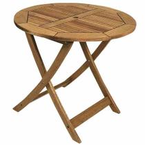 Mesa Dobrável Ipanema Ø 80 cm Mestra Móveis Mesa Dobrável Ipanema Ø 80 cm Mestra Móveis