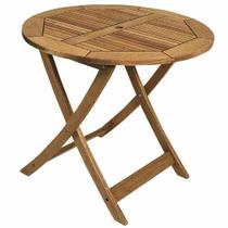 Mesa Dobrável Ipanema Ø 80 cm Mestra Móveis Mesa Dobrável Ipanema Ø 80 cm Mestra Móveis