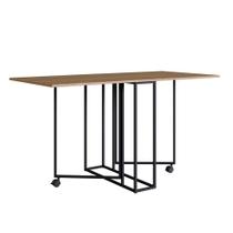 Mesa Dobrável Luke Mel e Preta Mesa Dobrável Luke Mel e Preta