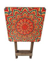 Mesa Dobravel Madeira Mandala Rústica Promo Adesivada Bistrô Mesa Dobravel Madeira Mandala Rústica Promo Adesivada Bistrô