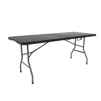 Mesa Dobravel Maleta Multilso 180cm Preta Mesa Dobravel Maleta Multilso 180cm Preta