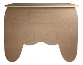 Mesa Dobrável Mdf Cru Controle Vídeo Game Festas Lançamento - Ana Decorações