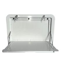 Mesa dobrável motorhome com luzes 40*60 cm branca Mesa dobrável motorhome com luzes 40*60 cm branca