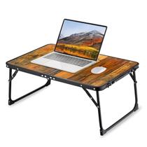Mesa dobrável para laptop SUVANE Lap Desk Bandeja de cama de madeira retrô Mesa dobrável para laptop SUVANE Lap Desk Bandeja de cama de madeira retrô
