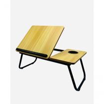 Mesa Dobrável para Notebook com Porta Copos Apoio Cama e Sofá Marrom Jac Pack Mesa Dobrável para Notebook com Porta Copos Apoio Cama e Sofá Marrom Jac Pack