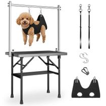 Mesa Dobrável para Tosa de Cães pickpiff 90x60x76cm com Braço Mesa Dobrável para Tosa de Cães pickpiff 90x60x76cm com Braço