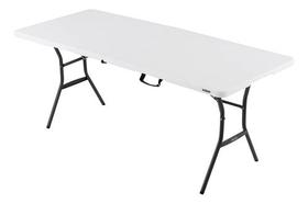 Mesa Dobravel Plastico Portatil 180cm Vira Maleta - Lifetime Mesa Dobravel Plastico Portatil 180cm Vira Maleta - Lifetime