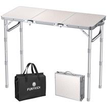 Mesa dobrável portátil FUNYKICH 87 x 40 cm em alumínio, 3 alturas Mesa dobrável portátil FUNYKICH 87 x 40 cm em alumínio, 3 alturas