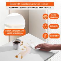 Mesa Dobrável Portátil para Cozinha Pequena Parede MDF 70cm x 50cm Lavanderia Café