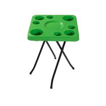 Mesa Dobrável Portátil Piscina Camping Pescaria Verde - EcomHome