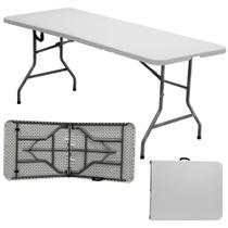Mesa Dobrável Portátil Vira Maleta 1.80m Camping Praia Mesa Dobrável Portátil Vira Maleta 1.80m Camping Praia