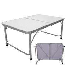 Mesa Dobrável Portátil Vira Maleta 90cm Camping Praia Mesa Dobrável Portátil Vira Maleta 90cm Camping Praia