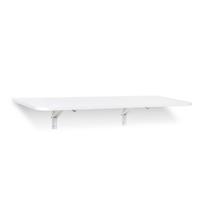 Mesa Dobrável Premium (Selo FSC) 80 X 41 cm Branca com Cantos Arredondados e Kit para Fixação