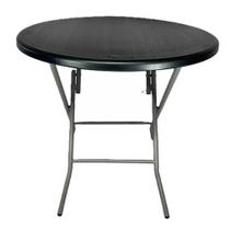 Mesa Dobrável Redonda 80cm Para Restaurante, Bar, Camping, Eventos