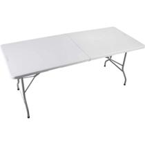Mesa Dobrável Retangular, 180 cm, Branca, Vonder OstenVonder Mesa Dobrável Retangular, 180 cm, Branca, Vonder OstenVonder