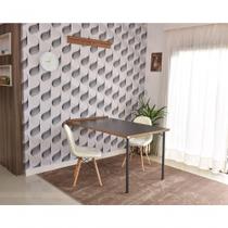 Mesa Dobrável Retrátil De Parede 140x89 Preto/noronha Mesa Dobrável Retrátil De Parede 140x89 Preto/noronha
