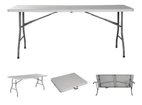 Mesa Dobravél Vg Home Branco Retangular 180X74X74Cm
