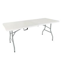 Mesa Dobrável Vira Maleta Com Alça Camping 1.80m Tipo Madeira Garden Life Mesa Dobrável Vira Maleta Com Alça Camping 1.80m Tipo Madeira Garden Life