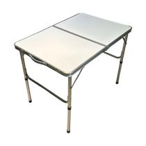 Mesa Dobrável Vira Maleta Com Alça Portátil 90x60cm Luvinco Branco Mesa Dobrável Vira Maleta Com Alça Portátil 90x60cm Luvinco Branco