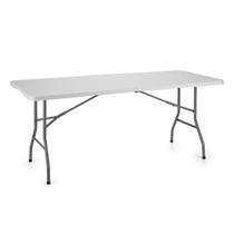 Mesa Dobrável Vira Maleta Grande 1,80m Portátil Com Alça Mesa Dobrável Vira Maleta Grande 1,80m Portátil Com Alça